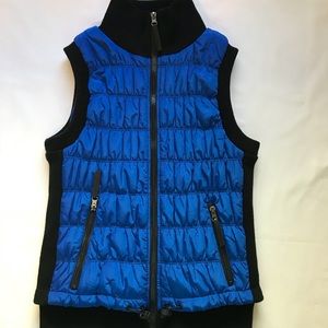 Calvin Klein Performance Blue & Black Puffer Vest